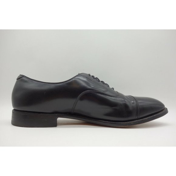 Johnston Murphy Optima USA Black Leather Cap Toe Lace Up Oxfords Shoes Mens 15 D main image 7